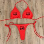 Maillot bain De Rouge Hello Kitty