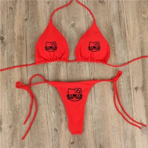 Maillot bain De Rouge Hello Kitty