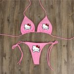 Maillot bain Rose de Hello Kitty Papillon