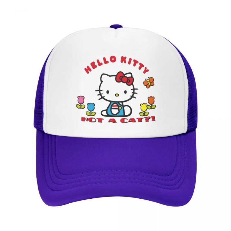 Casquette Mauve de camionneur Hello Kitty Un classique moderne