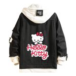 Veste Hello Kitty Noir Et Blanc