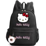 Cartable avec Oreilles de Lapin Hello Kitty Noir Le compagnon idéal pour la rentrée