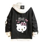 Veste Noir Hello Kitty Citty