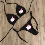 Maillot de bain Hello Kitty Cœur Noir