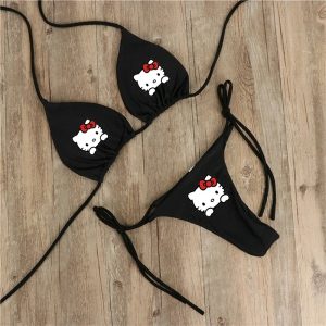 Maillot de bain Hello Kitty Noire