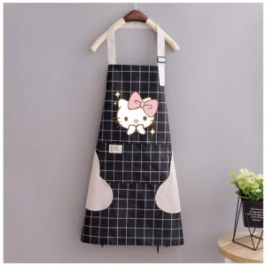 Tablier Noir Hello Kitty