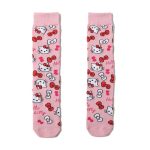 chaussettes maison en coton de Hello Kitty Rose