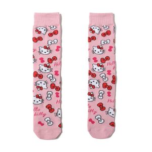 chaussettes maison en coton de Hello Kitty Rose