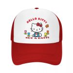 Casquette Rouge de camionneur Hello Kitty Un classique moderne