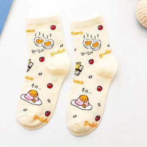 Chaussettes Gudetama Crème