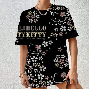 T-shirt Hello Kitty La Reine des Cœurs