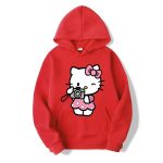 capuche Rouge Hello Kitty Tenir la caméra