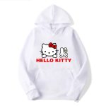 capuche Hello Kitty et le Lapin Blanc