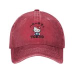 Casquette Rouge Vintage Hello Kitty Tokyo