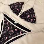 Maillot De bain Papillon Hello Kitty Noir