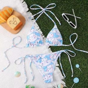 Maillot De bain Hello Kitty Bleu Ciel