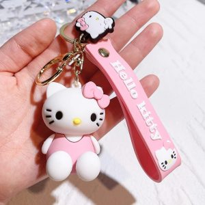 Porte Clés Hello Kitty Rose