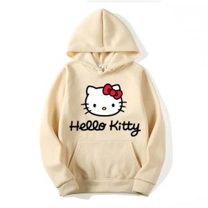 capuche Hello Kitty Crème