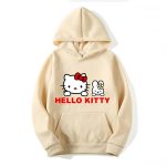 capuche Crème Jaune Hello Kitty