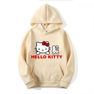 capuche Crème Jaune Hello Kitty