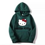 capuche Hello Kitty Vert Royal