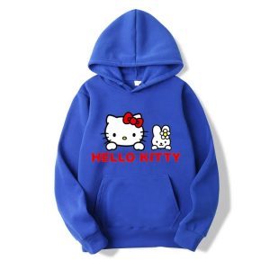 capuche Blue Jaune Hello Kitty