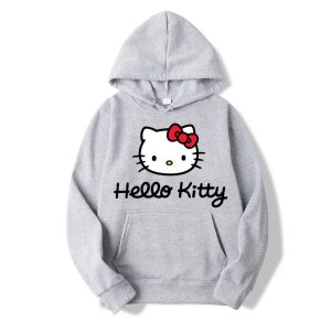 capuche Hello Kitty Gris