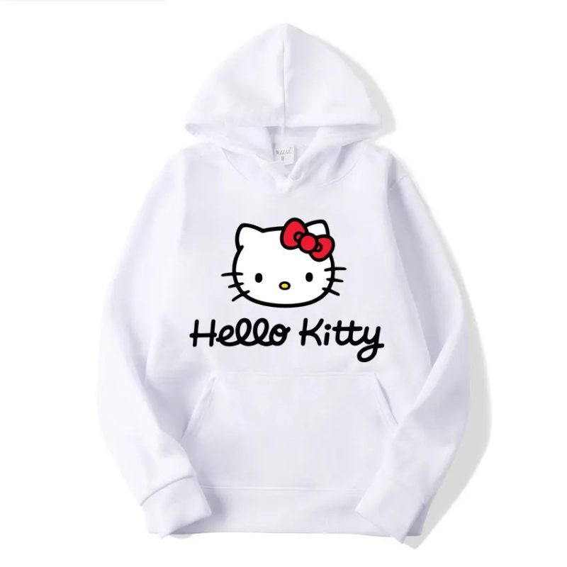 capuche Hello Kitty Blanc