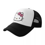 Casquette Noir de camionneur Hello Kitty