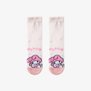 Chaussettes longues en coton My Melody