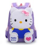 cartable étudiant Kawaii Hello Kitty Mauve