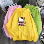 capuche Hello Kitty mignon Jaune