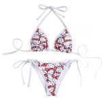 Maillot de bain Hello Kitty Rouge Et Blanc