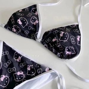 Maillot De bain De Hello Kitty Noir