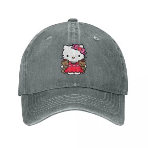 Casquette Gris Vintage Hello Kitty