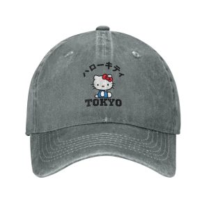 Casquette Gris Vintage Hello Kitty Tokyo