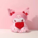 Peluche Kuromi coeur Rouge