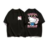 T-shirt Hello Kitty Amie pour la vie Noir