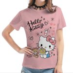 T-shirt Hello Kitty Le sourire est la plus belle arme