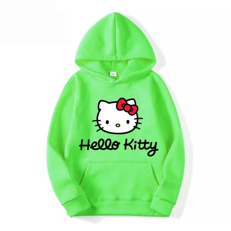 capuche Hello Kitty Vert Clair