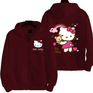 Veste Hello Kitty Vin Rouge