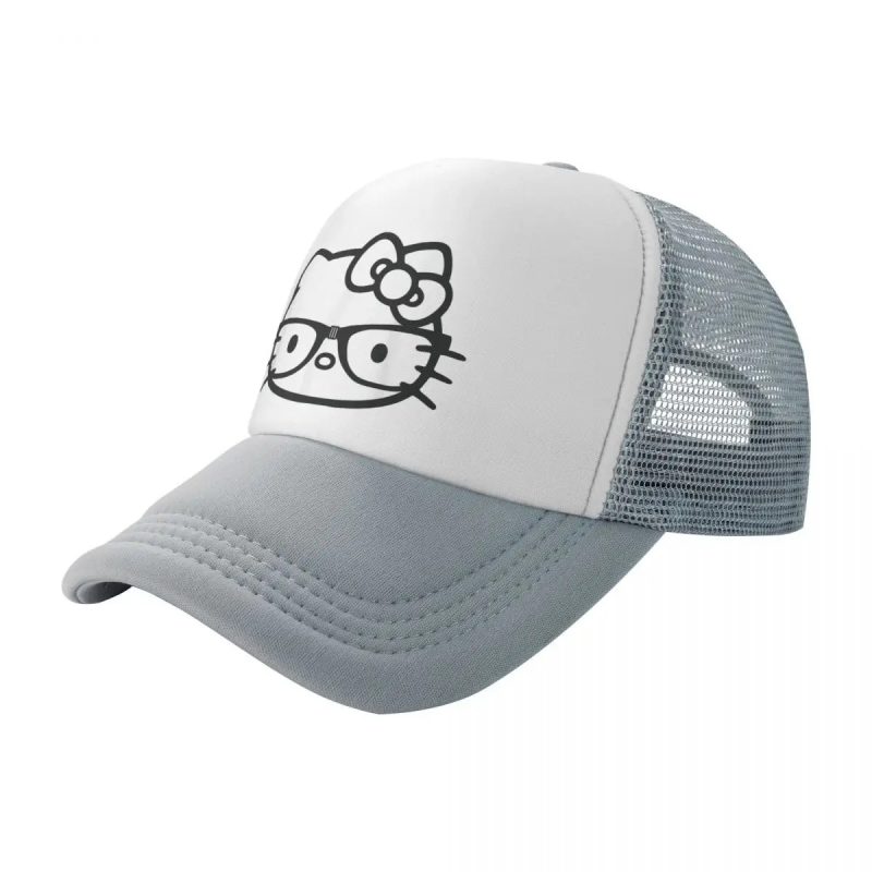 Casquette Gris de camionneur Hello Kitty Pour un style urbain