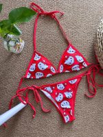 Maillot De bain De Hello Kitty Rouge