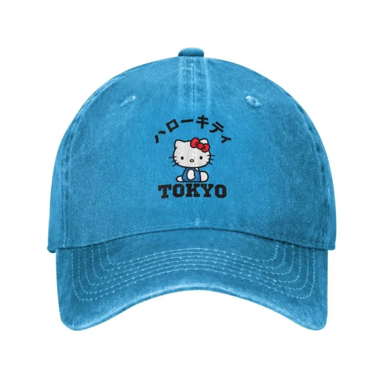 Casquette Blue Vintage Hello Kitty Tokyo