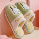 Pantoufles Pochacco de maison en coton pour femmes