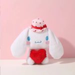 Peluche Cinammaroll coeur Rouge