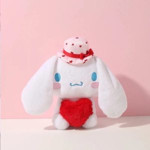 Peluche Cinammaroll coeur Rouge