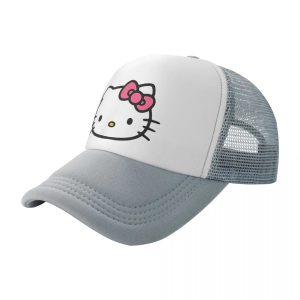 Casquette Gris de camionneur Hello Kitty