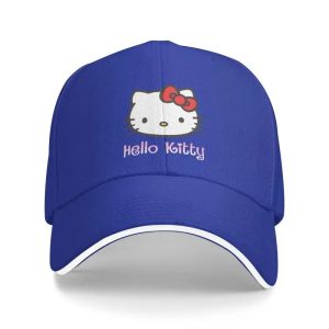 Hello Kitty-Casquette de Baseball Blue