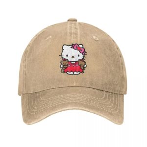 Casquette Kaki Vintage Hello Kitty